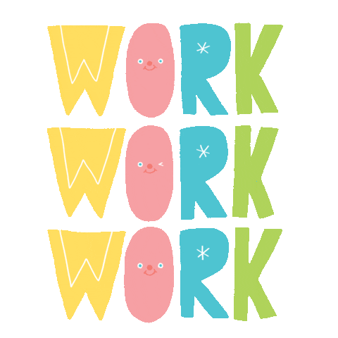 Work Work Work Fun Sticker by okuworks
