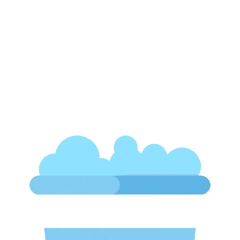 Blue Lavandarias Sticker