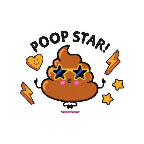Poop Sticker by My Cooking Box