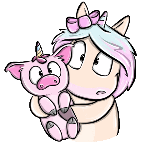 Mina Einhorn Sticker by glitzerimkopf