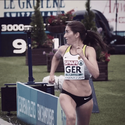 Checking Look Behind You GIF by European Athletics