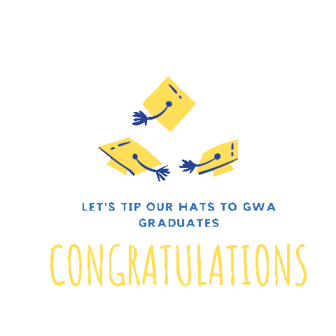 Gwagraduate Sticker by GWA