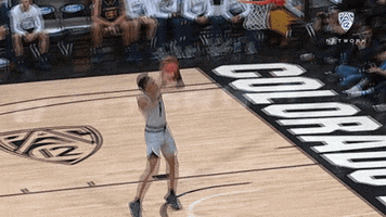 Colorado Buffaloes Dunk GIF by Pac-12 Network