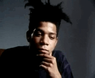 Jean Michel Basquiat Artist GIF - Find & Share on GIPHY