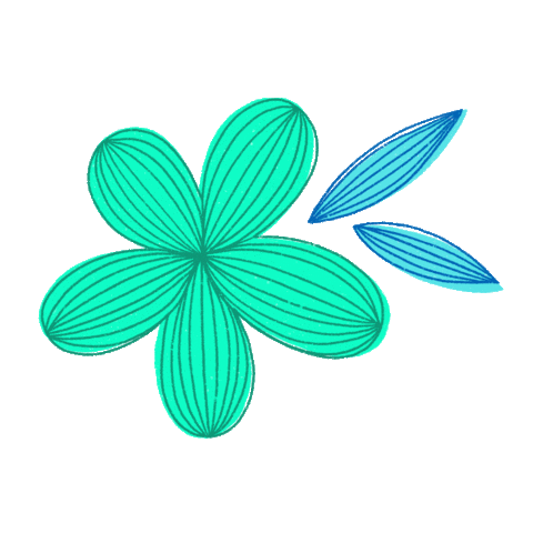 Illustration Flower Sticker
