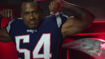 Football Flexing GIF by New England Patriots