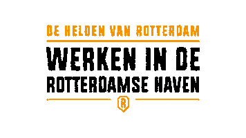 Werken in de Rotterdamse Haven Sticker