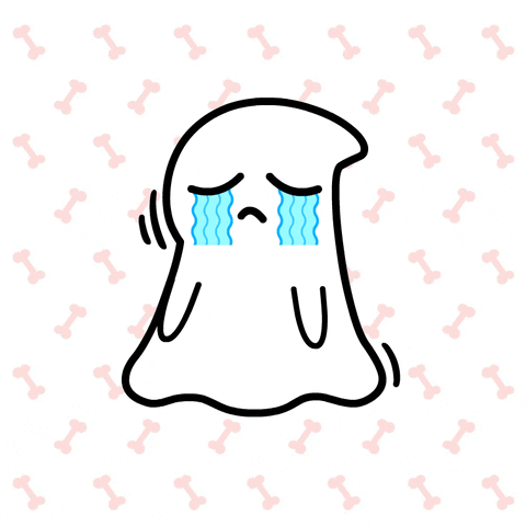 Sad Ghost GIF by The Valentines