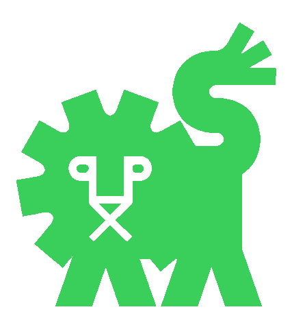 Lion Maxi Sticker by vsuzh