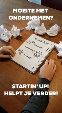 Startinup startup businesscoach ondernemen ondernemer GIF