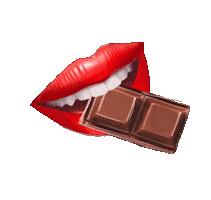 Chocolate Eating Sticker