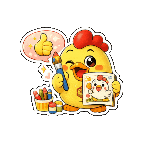 Drawing Masterpiece Sticker by 熊本とりから家 下松店
