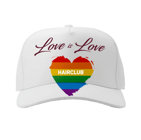 Love Is Love Pride Sticker by HairClub
