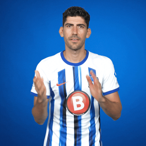 Andreas Bouchalakis Applause GIF by Hertha BSC