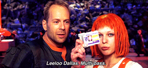 Image result for leeloo multipass gif