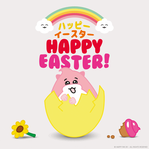 Happy Easter GIF by hamsta.world