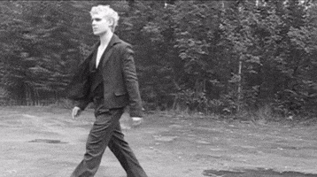 Black And White Joy GIF