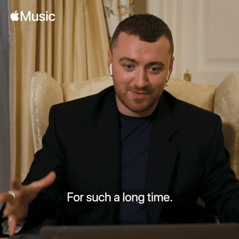 I Hate Waiting Sam Smith GIF by Apple Music