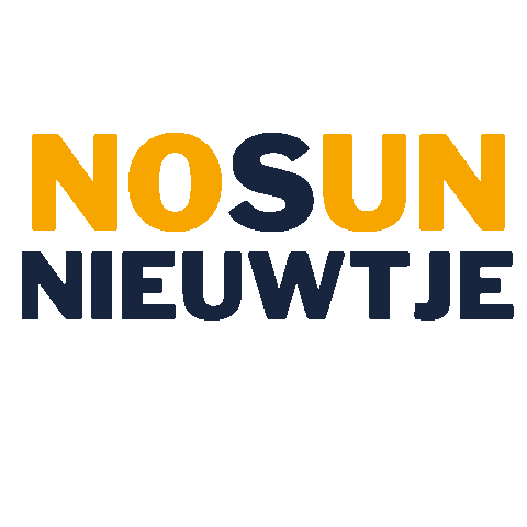 Nieuw Sticker by noSun Groepsreizen