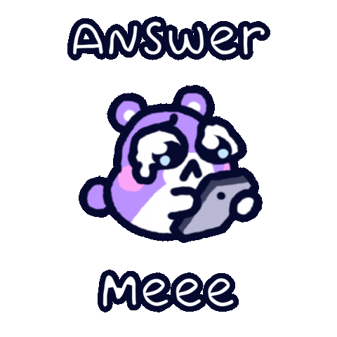Hamster Answer Me Sticker