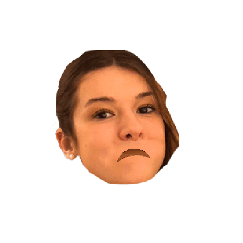 Sad Girl Elisa Sticker by Lesage Prestige