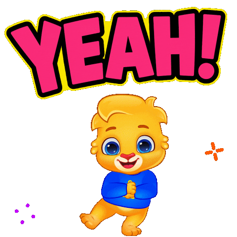 Oh Yeah Yes Sticker by Lucas and Friends by RV AppStudios