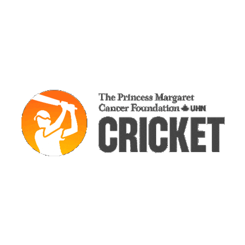 Cancer Research Cricket Sticker by Princess Margaret Cancer Foundation