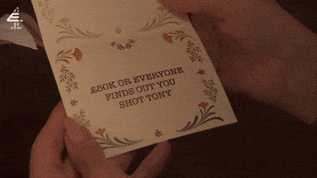 Scared Rip GIF by Hollyoaks