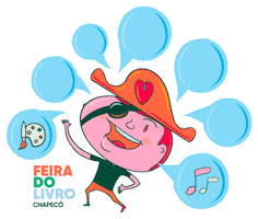 Feira do Livro Chapecó Sticker