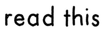 Read This Sticker