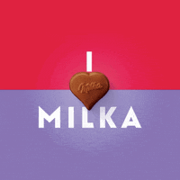 Milkachocolate Love GIF by Milka