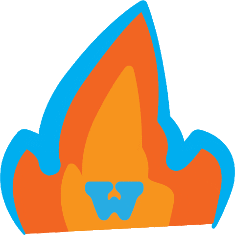 Fire Elephant Sticker by words of wisDOME