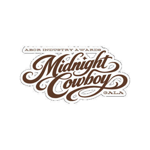 Midnight Cowboy Industry Awards Sticker by ABoR