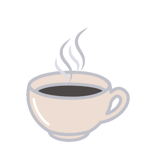 Coffee Time Sticker by Audrey Wolf Co