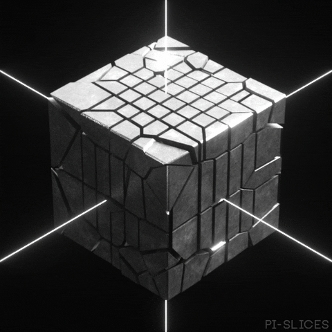 Glow Black And White GIF by Pi-Slices