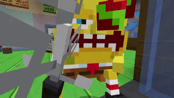 Hungry Spongebob Squarepants GIF by Minecraft