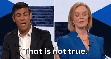 That Is Not True Liz Truss GIF by GIPHY News