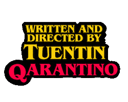 Quentin Tarantino Home Sticker by Balıkesir Design Studio