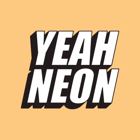 YEAH NEON GIF