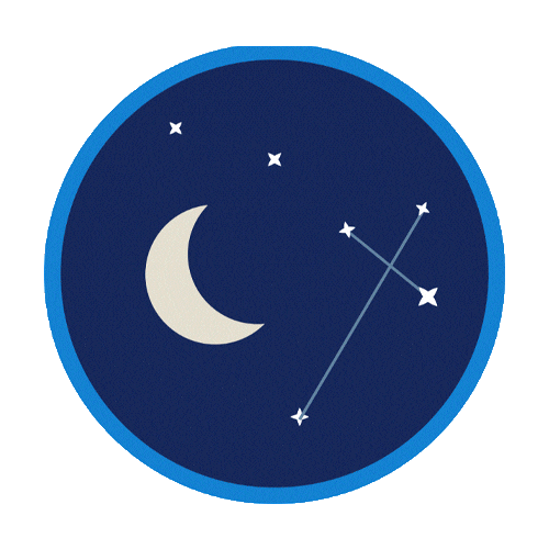 Stars Sticker by Skallywag Media