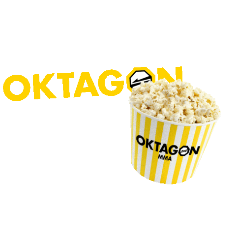 Popcorn Sticker by OKTAGON MMA