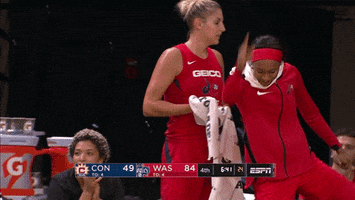 Excited Washington Dc GIF by WNBA