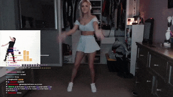 Kami Blue Outfit Dance GIF