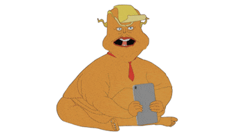 Donald Trump Sticker by Hobo Johnson