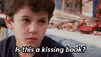 Image result for is this a kissing book gif