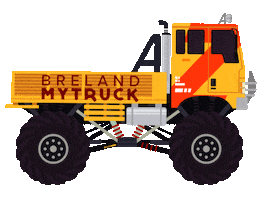 Monster Truck Trucks Sticker by Breland