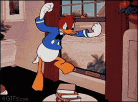 Angry Donald Duck GIF by 13Monsters