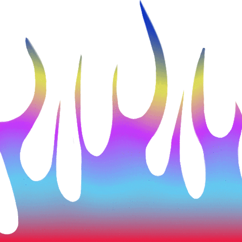 Flame Sticker by Milano Fashion Agency