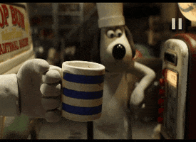 wallace and gromit tea GIF