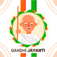 Gandhi Jayanti Peace Sticker by Hindustan Coca-Cola Beverages Pvt Ltd for  iOS & Android | GIPHY
